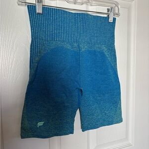 Fabletics Blue Bike Shorts